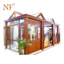 customized size and color aluminium conservatory
